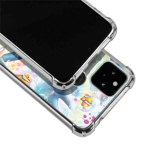 Pastel Dolphins by Sheena Pike Google Pixel 5 Clear Case